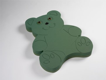 Teddy bear hot sale shaped floral foam